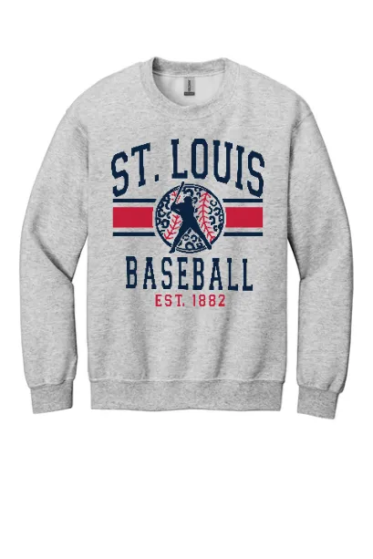 St Louis Leopard Baseball Tees, Long Sleeves or Sweatshirts