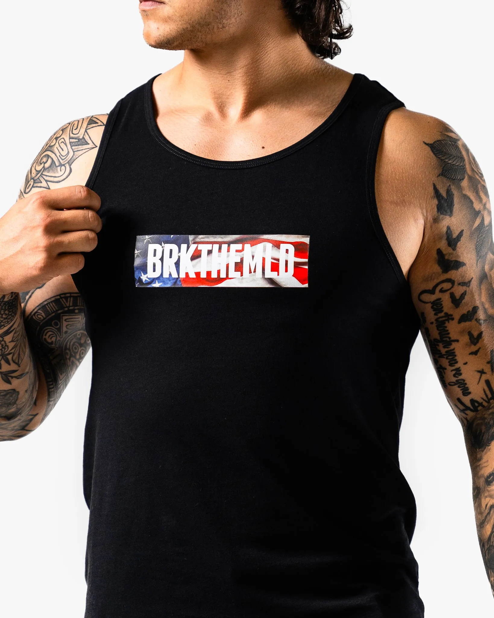 Stars & Stripes BRKTHEMLD Tank - Black