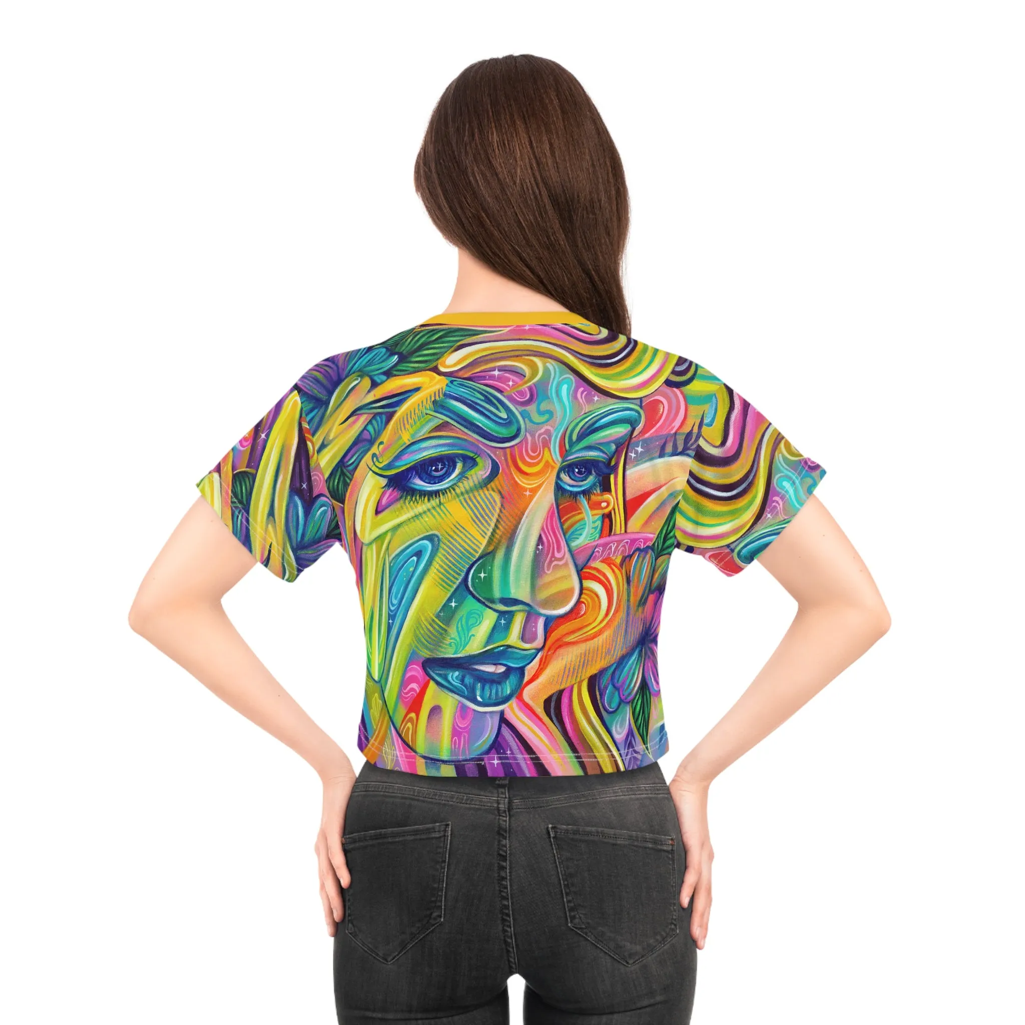 Starstruck Women's Sublimation Crop T-Shirt