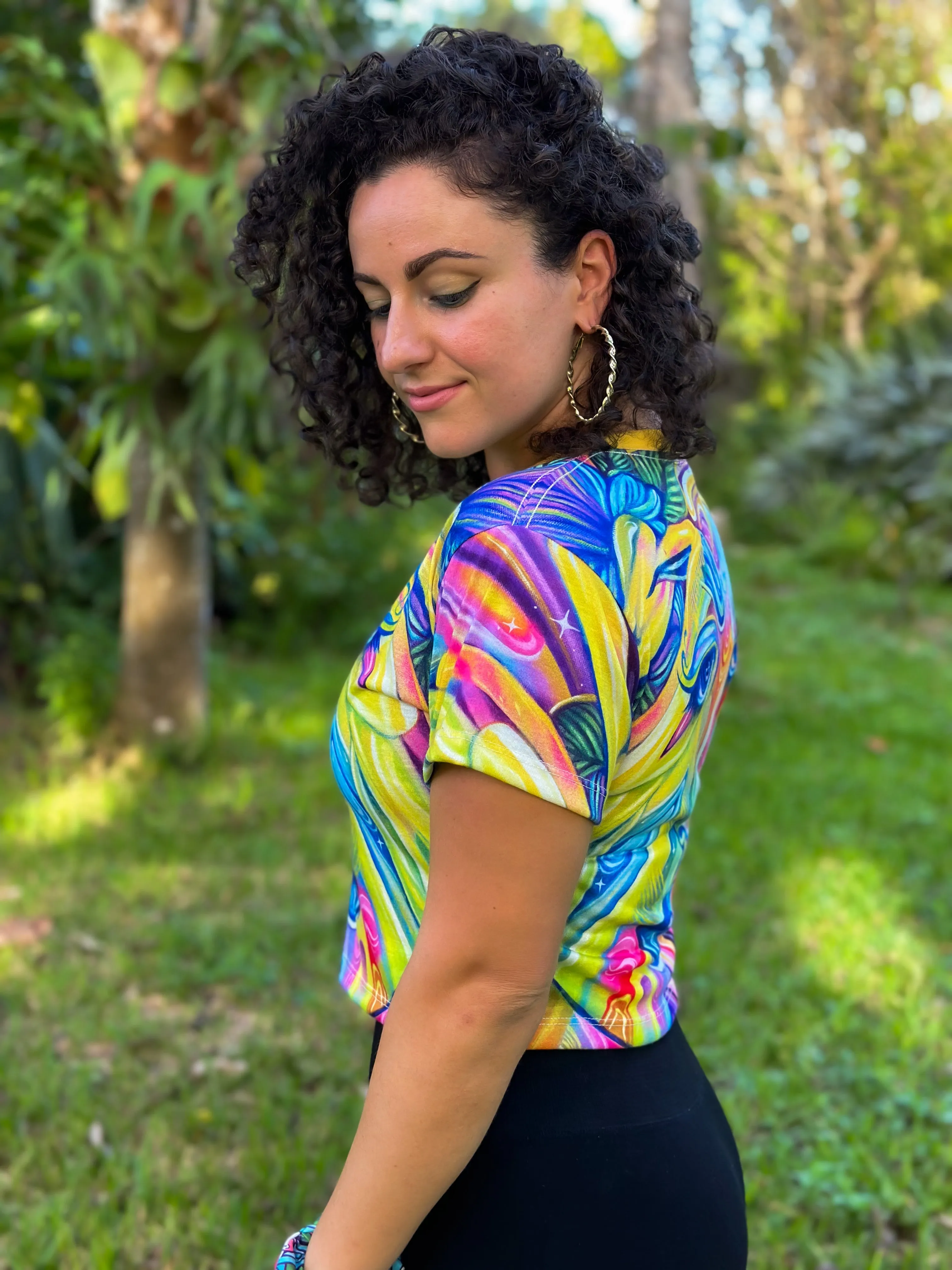 Starstruck Women's Sublimation Crop T-Shirt