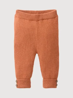 Strick-Hose Orange Baby | People Wear Organic