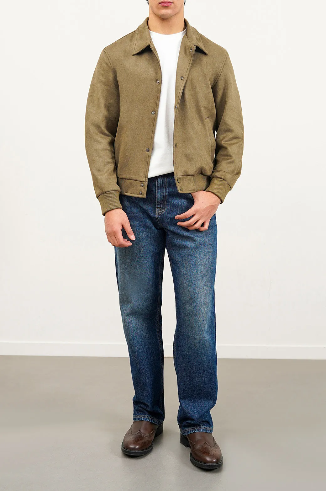 SUEDE TRUCKER JACKET