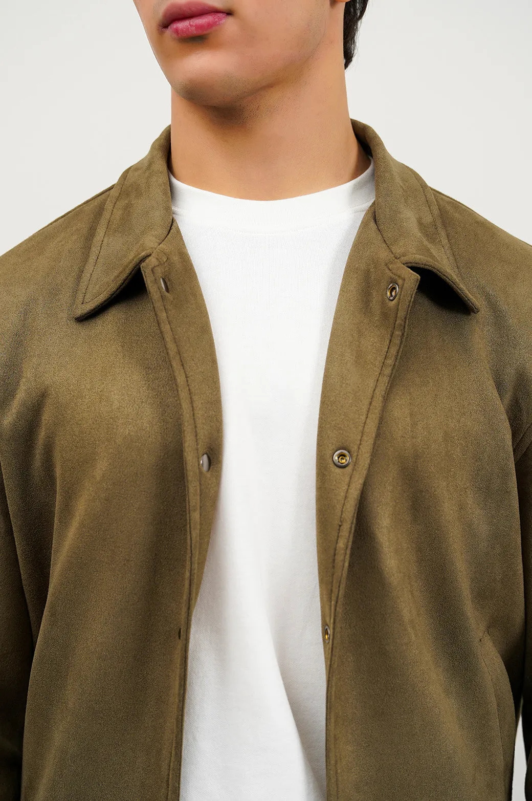 SUEDE TRUCKER JACKET