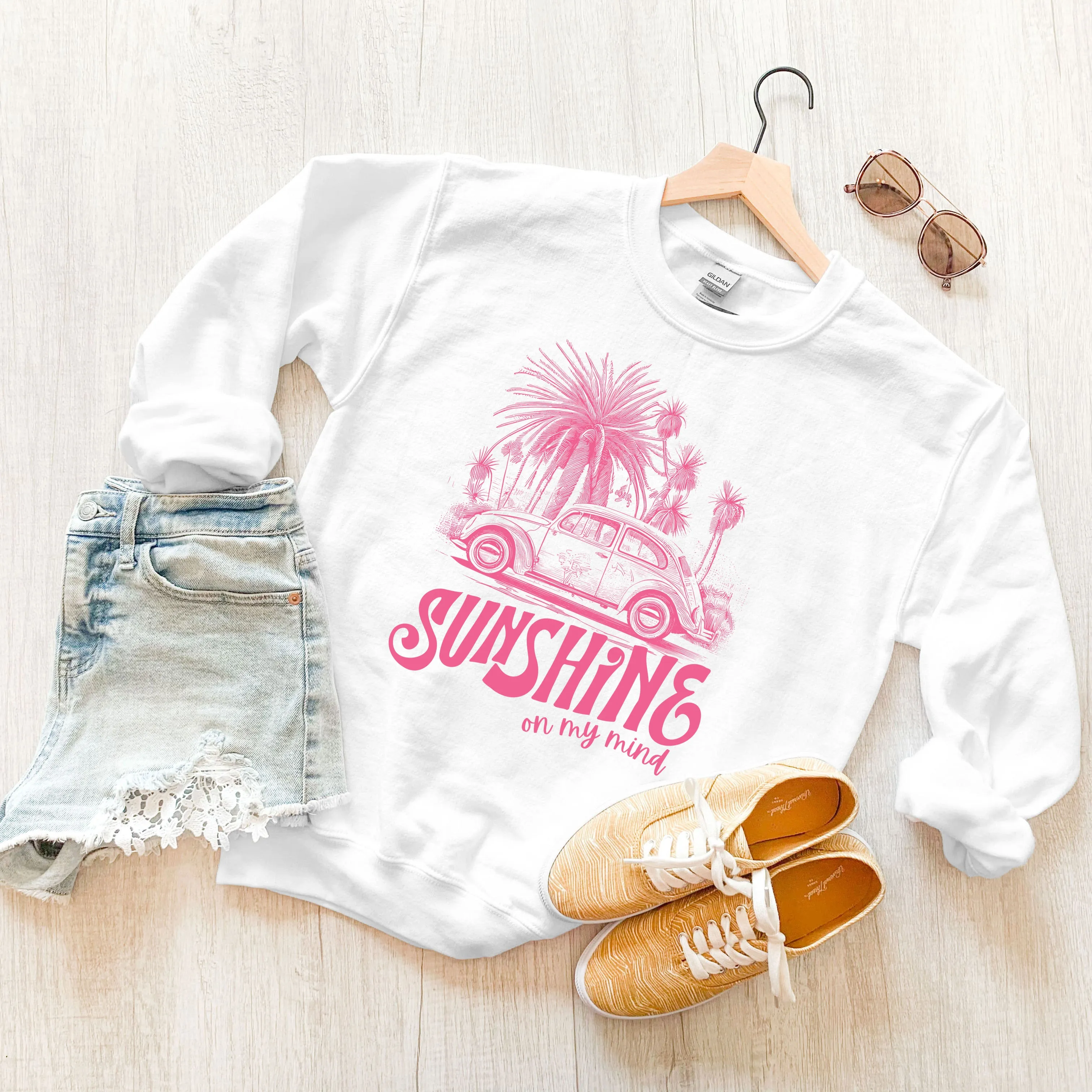 Sunshine On My Mind Car | Sweatshirt