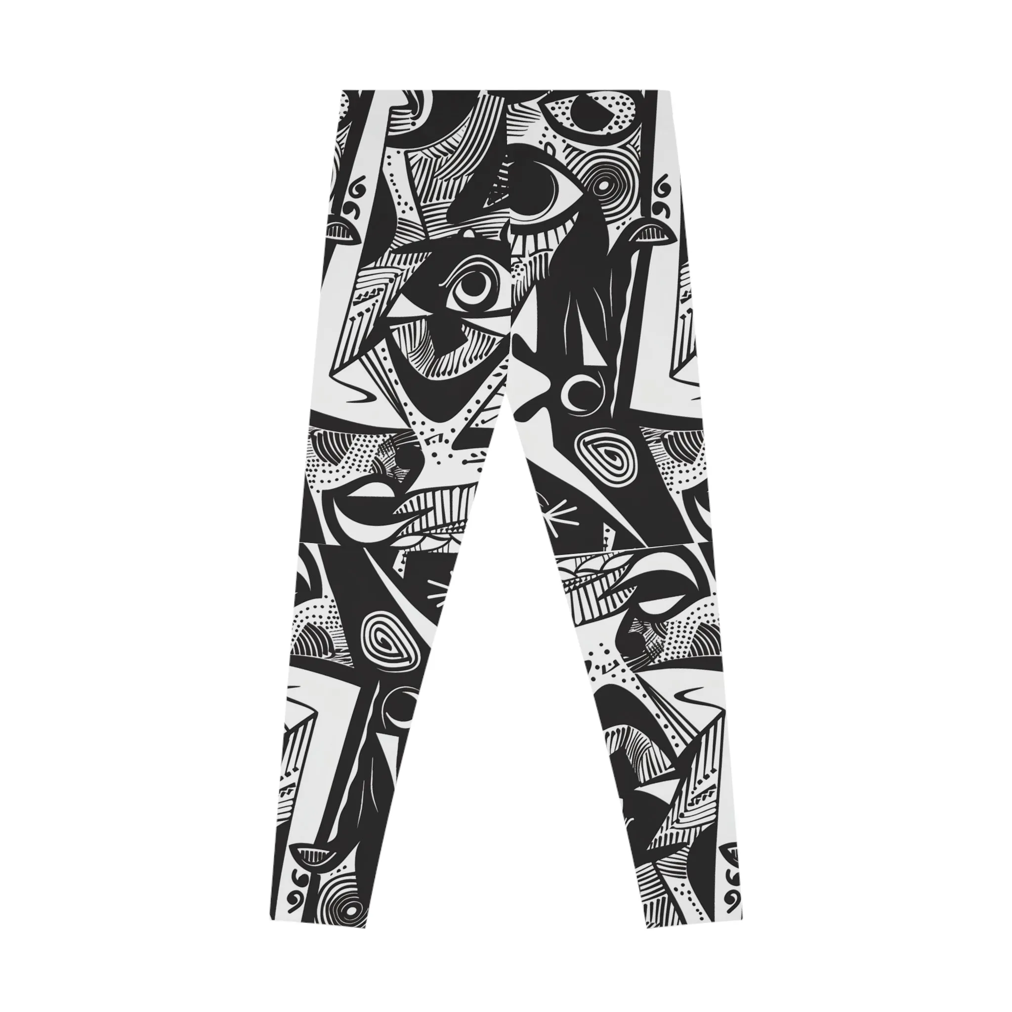 Surreal Stride Stretchy Leggings for Active Wear & Relaxation