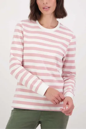 Swanndri Papamoa Stripe Long Sleeve Tee