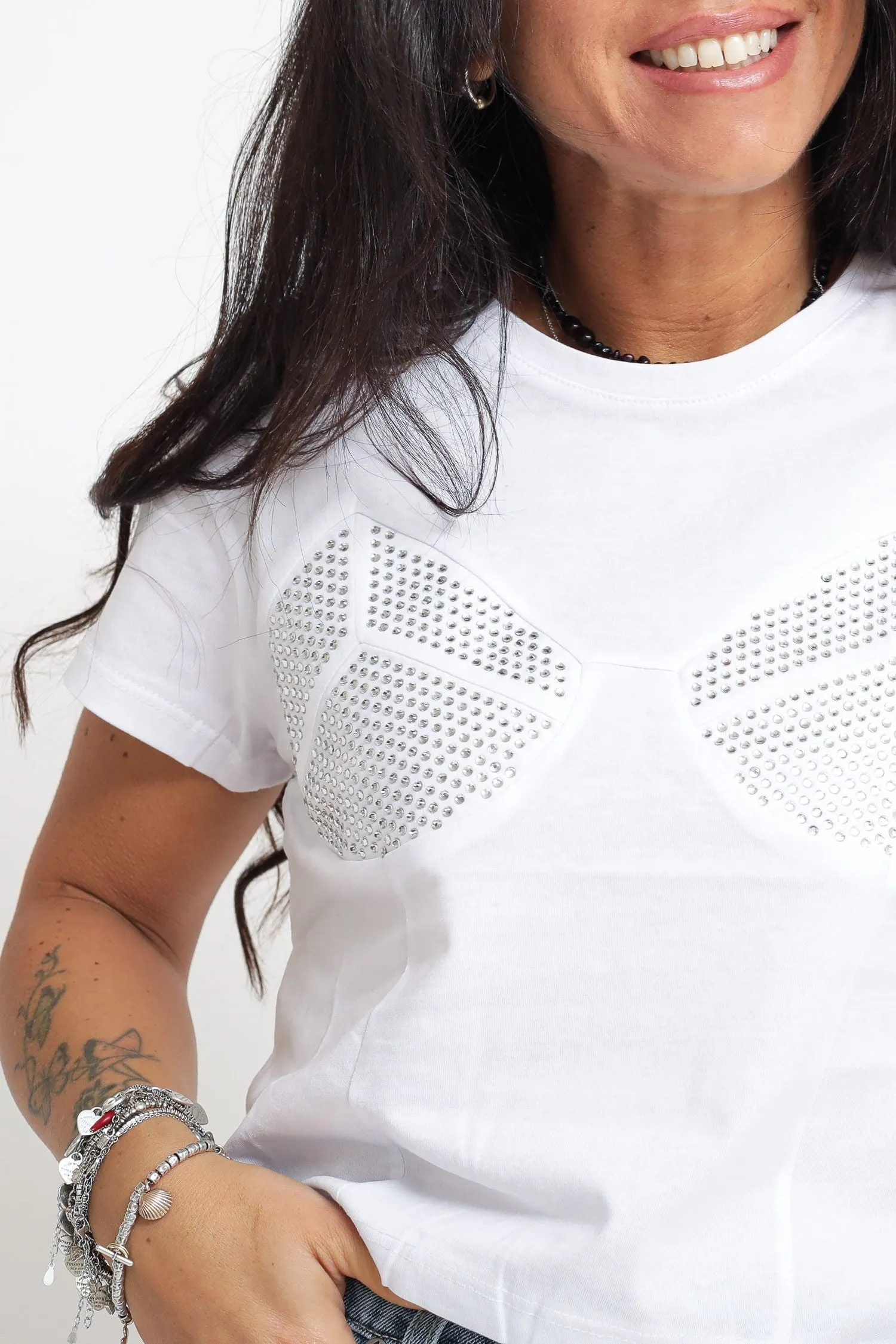T-shirt Cropped - Bianco