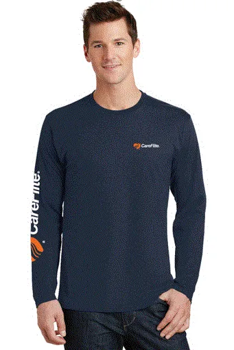 T-Shirt - Long Sleeve Ring Spun Cotton Bell 429 Helicopter
