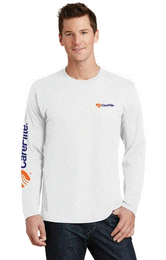 T-Shirt - Long Sleeve Ring Spun Cotton Bell 429 Helicopter