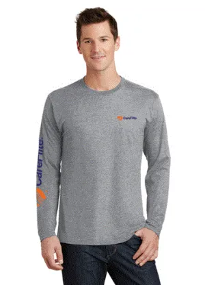 T-Shirt - Long Sleeve Ring Spun Cotton Bell 429 Helicopter