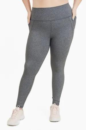 Tapered Band Solid Highwaist Leggings