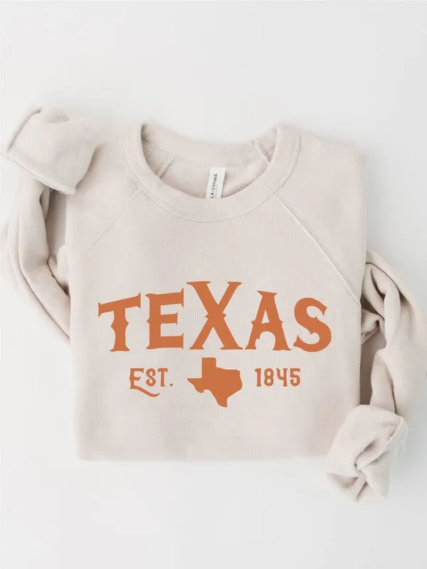 Texas Est. 1845 Premium Crewneck Sweatshirt
