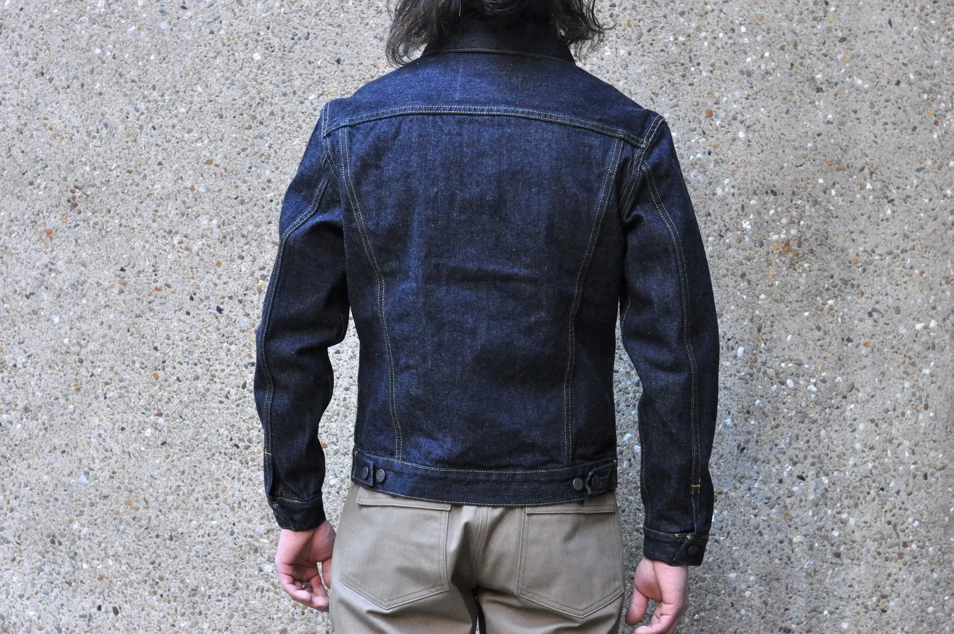 The Flat Head 14.5oz 60's Type 3 Denim Jacket (Indigo)