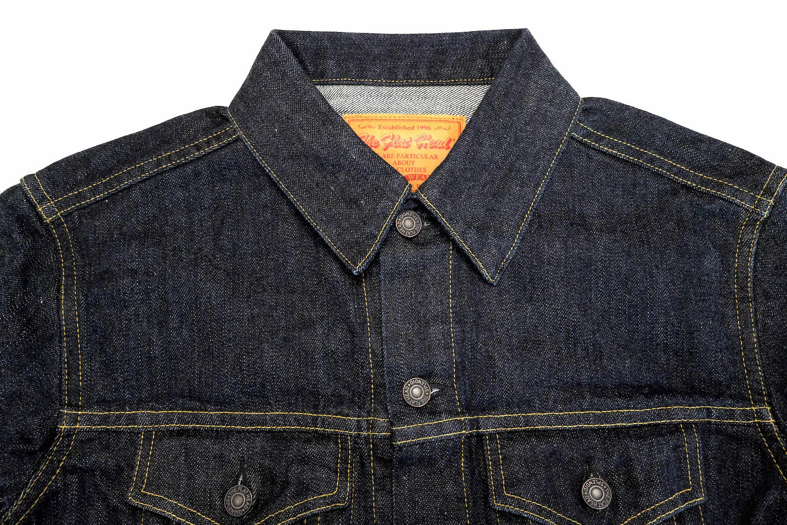 The Flat Head 14.5oz 60's Type 3 Denim Jacket (Indigo)