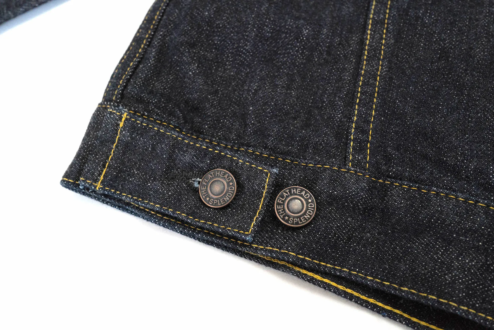 The Flat Head 14.5oz 60's Type 3 Denim Jacket (Indigo)