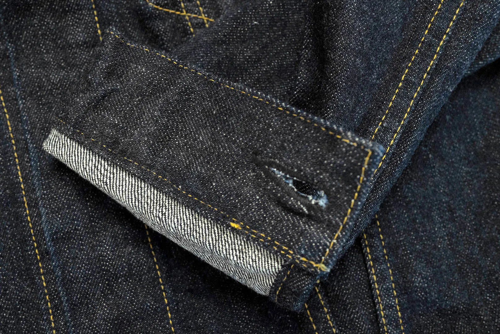 The Flat Head 14.5oz 60's Type 3 Denim Jacket (Indigo)