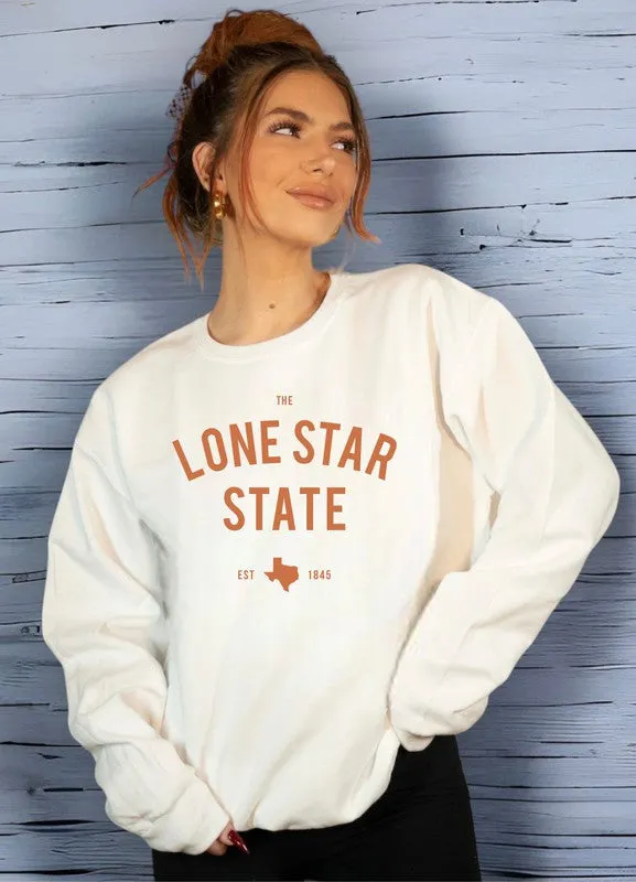 The Lone Star State Texas Crewneck Sweatshirt