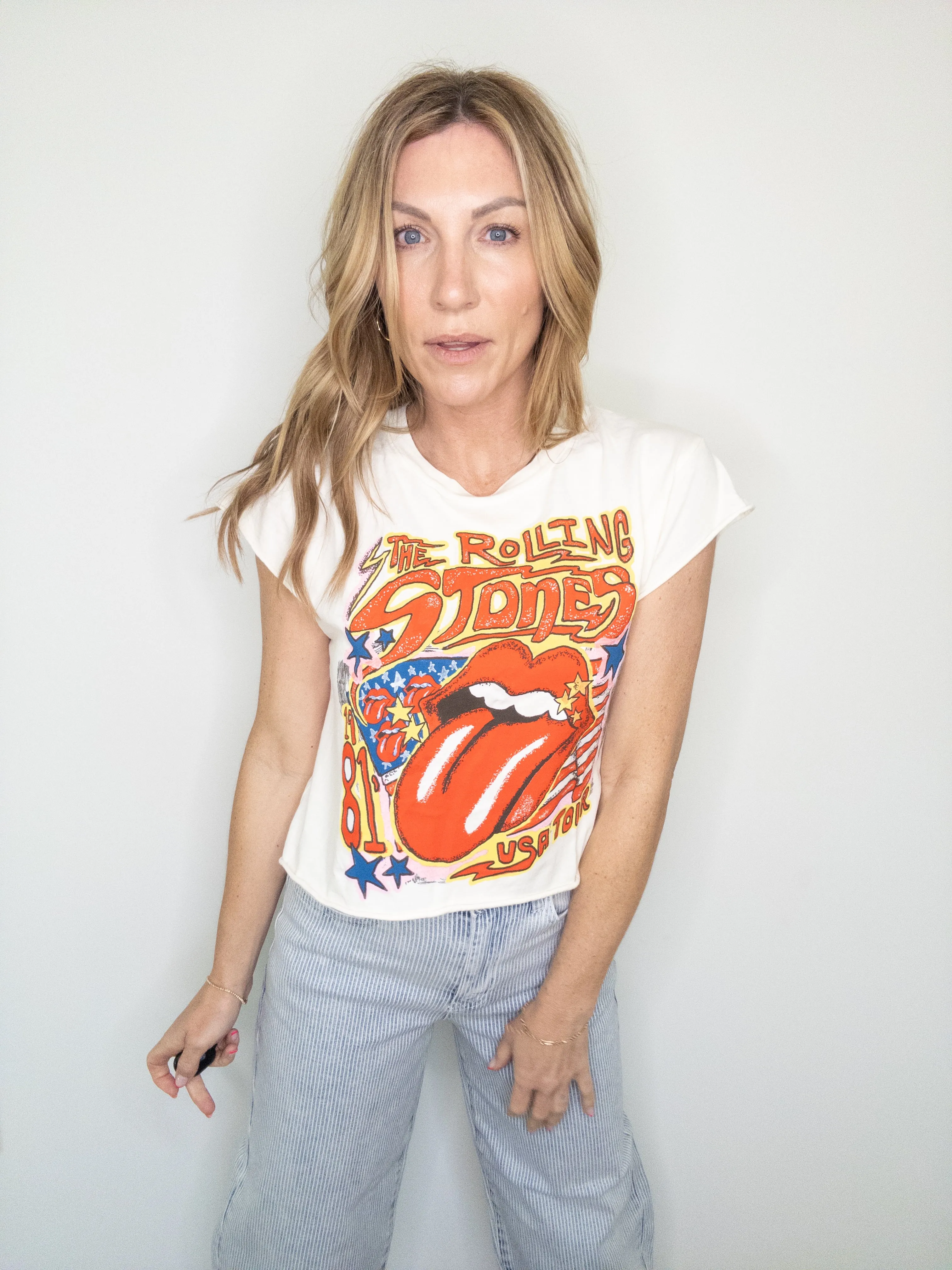The Rolling Stones '81 Cropped Tee