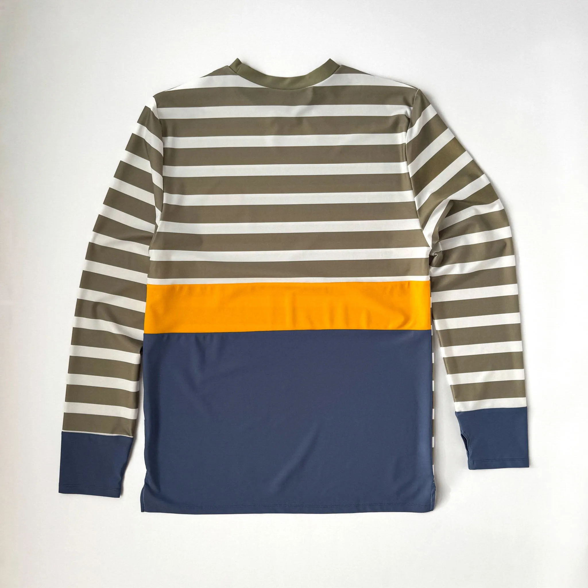 THE SUN SEEKER RASHIE | LONG SLEEVE |  STRIPE GREEN