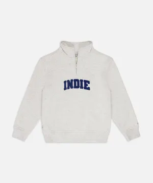 The Toluca Tracktop - Mid Grey Marle