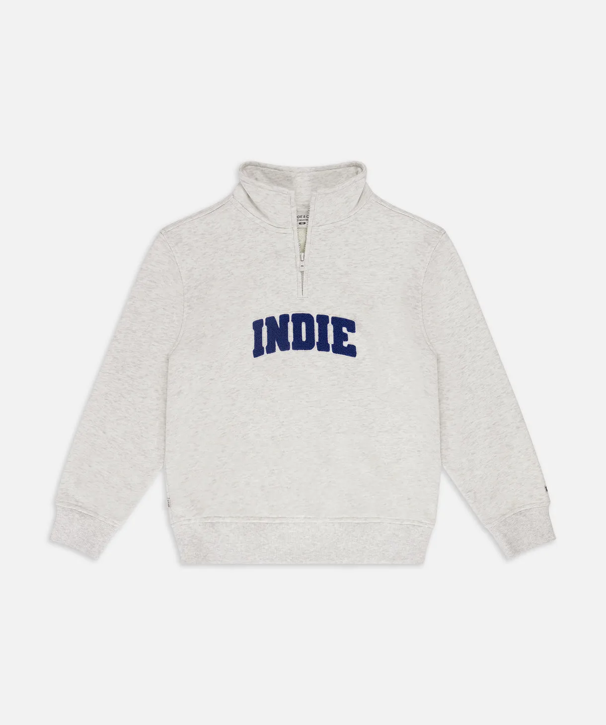The Toluca Tracktop - Mid Grey Marle