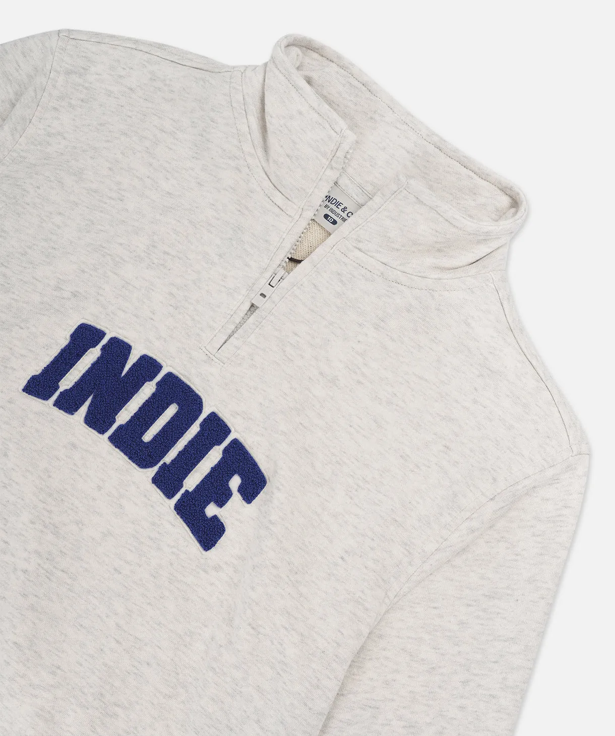 The Toluca Tracktop - Mid Grey Marle