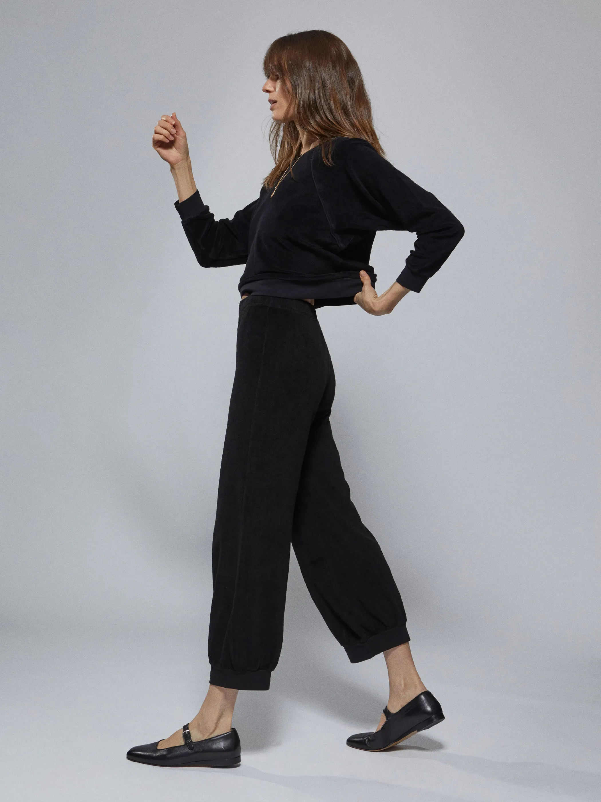 The Tosk Harem Pants in Terry