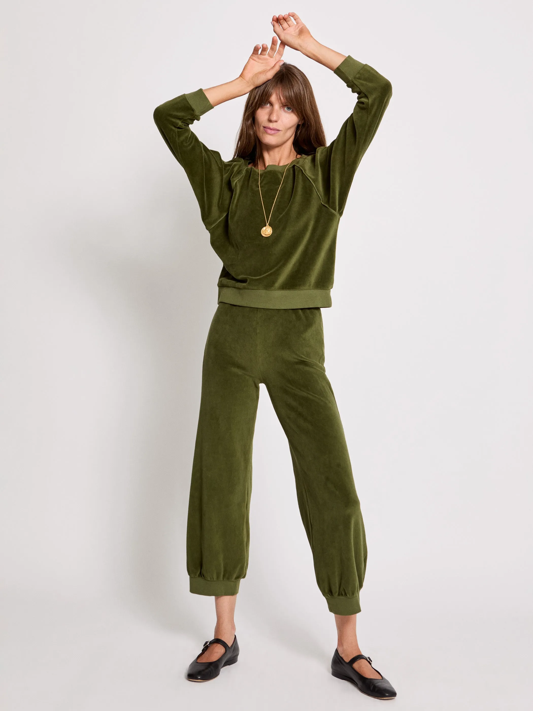 The Tosk Harem Pants in Velour