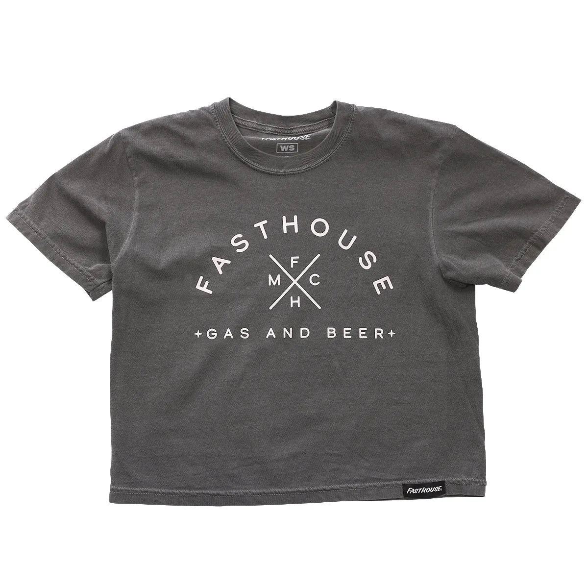 Theory Women's Crop Tee - Washed Black