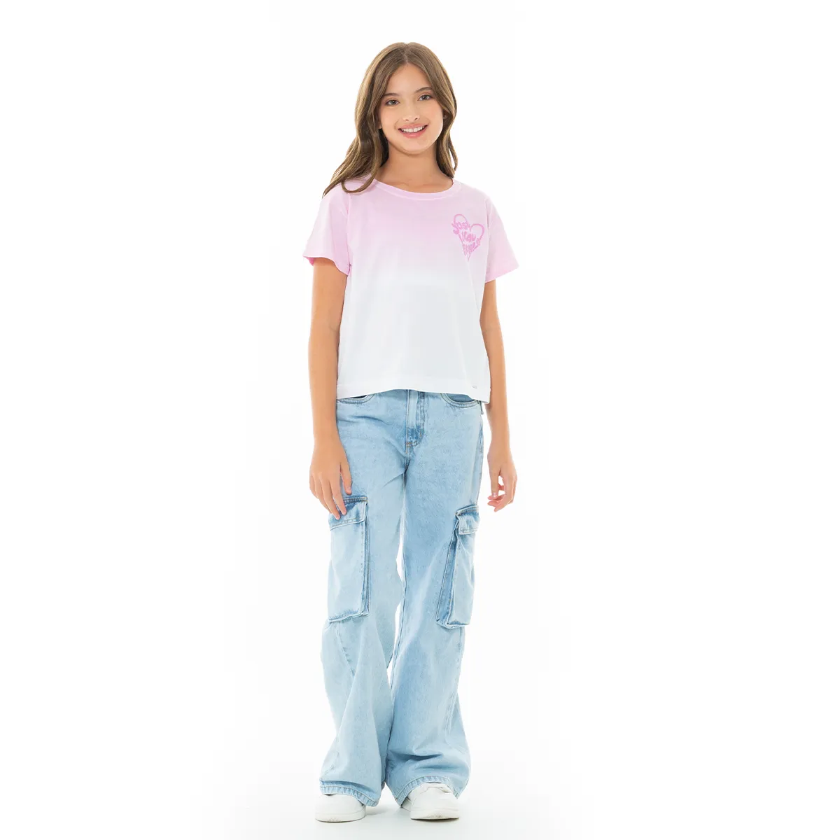 TIE DYE GRAPHIC T-SHIRT FOR GIRLS