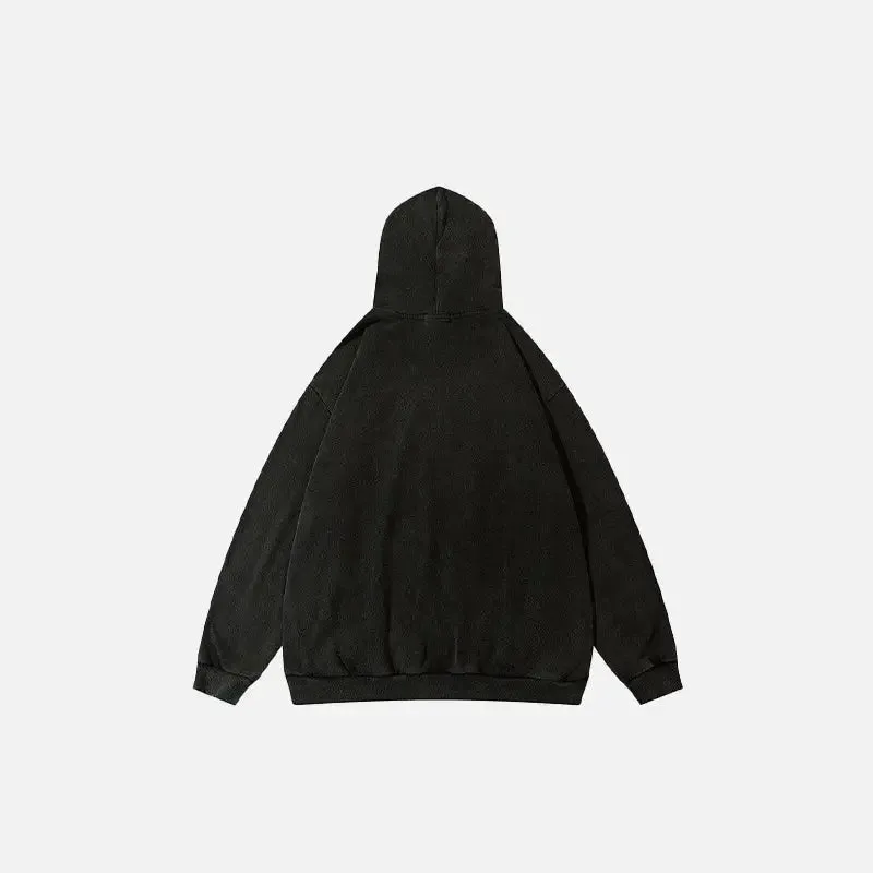 Tiger Tooth Hoodie for Trendy Y2K Streetwear Style