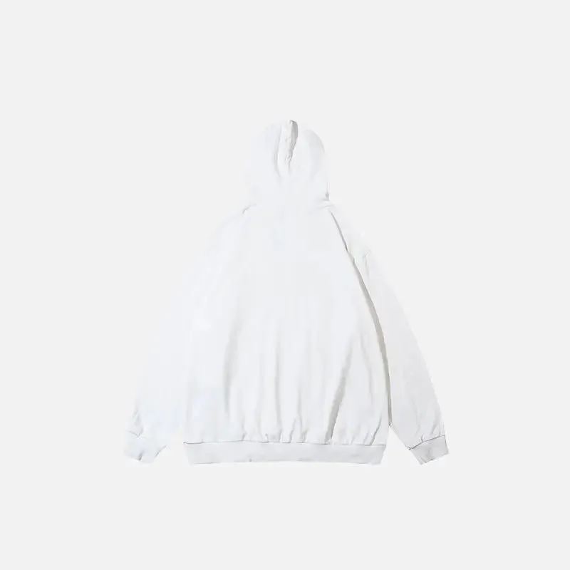 Tiger Tooth Hoodie for Trendy Y2K Streetwear Style