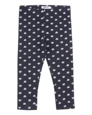 Toddler Leggings with Small Heart Pattern