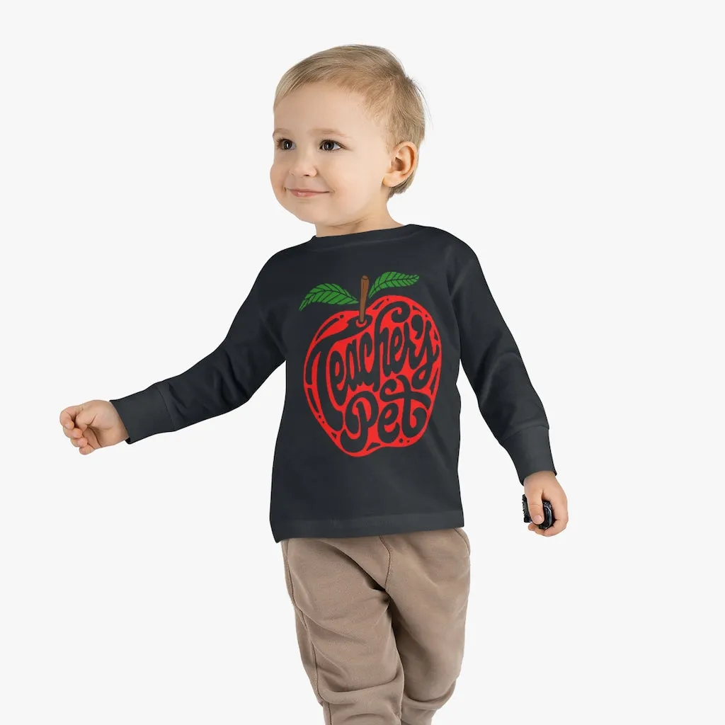 Toddler's Teacher's Pet Long Sleeve T-shirt