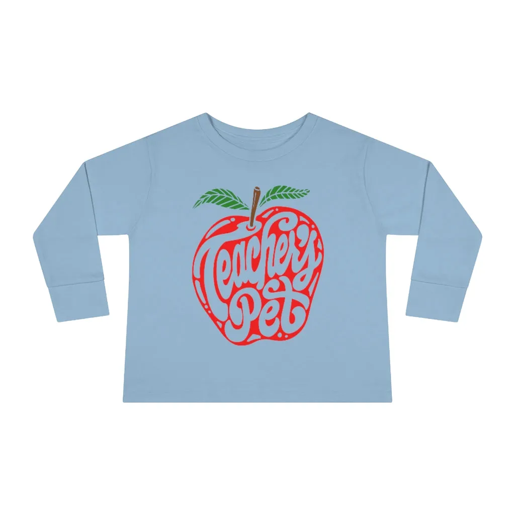 Toddler's Teacher's Pet Long Sleeve T-shirt