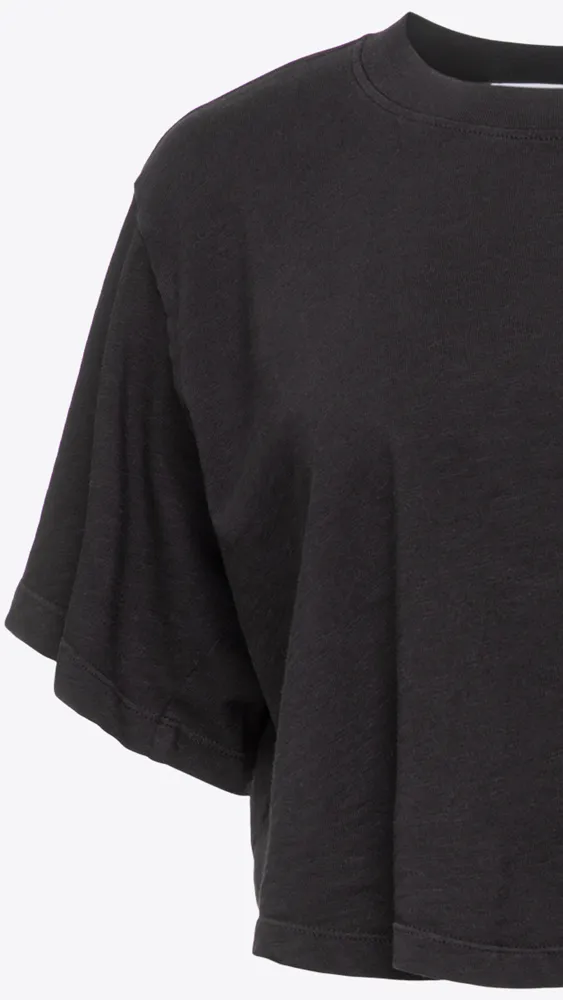 Tokyo Crop Tee - Jet Black