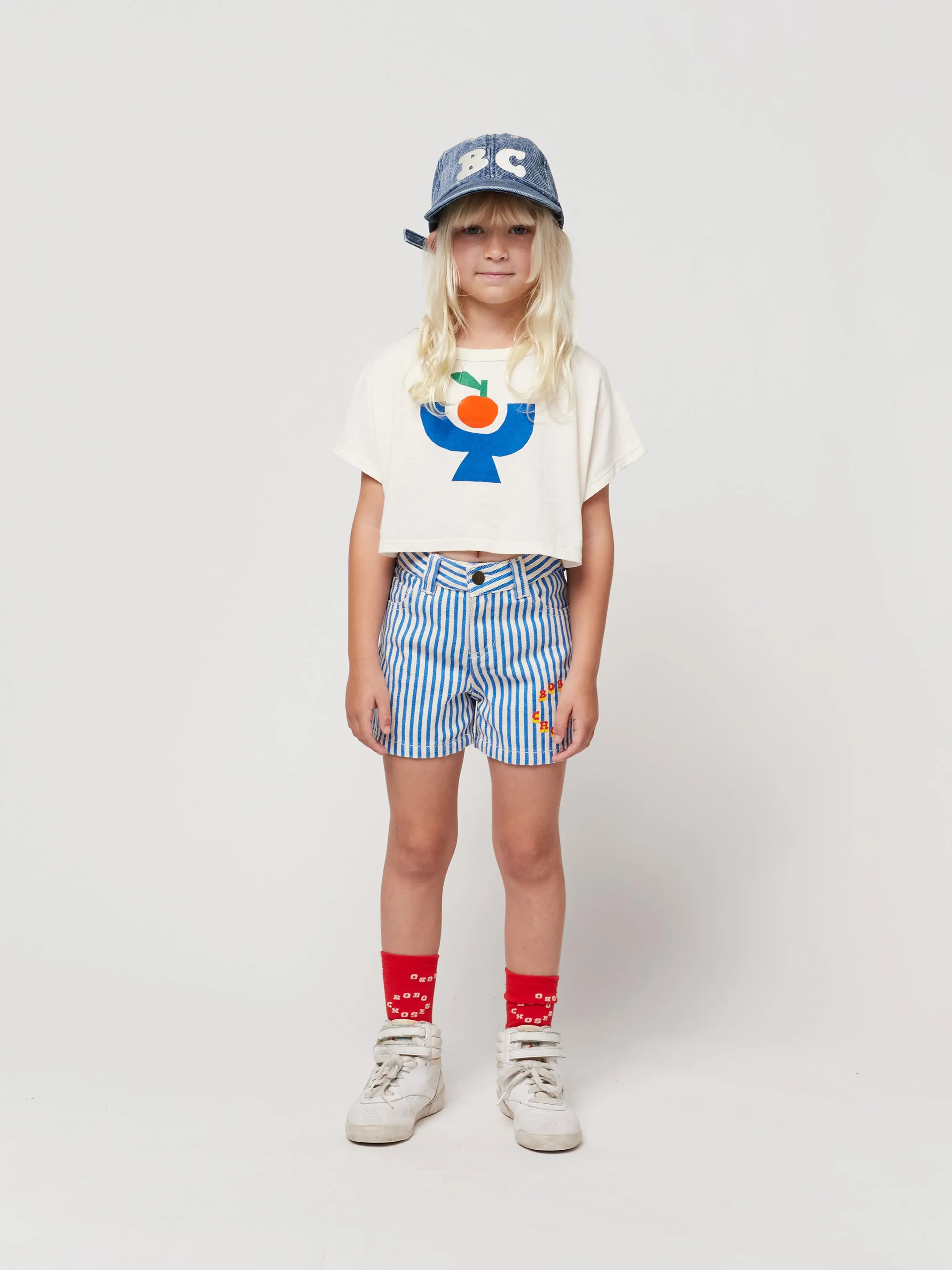 Tomato Plate cropped T-shirt
