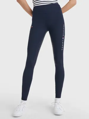 Tommy Hilfiger Full seat style riding leggings navy- xlarge left