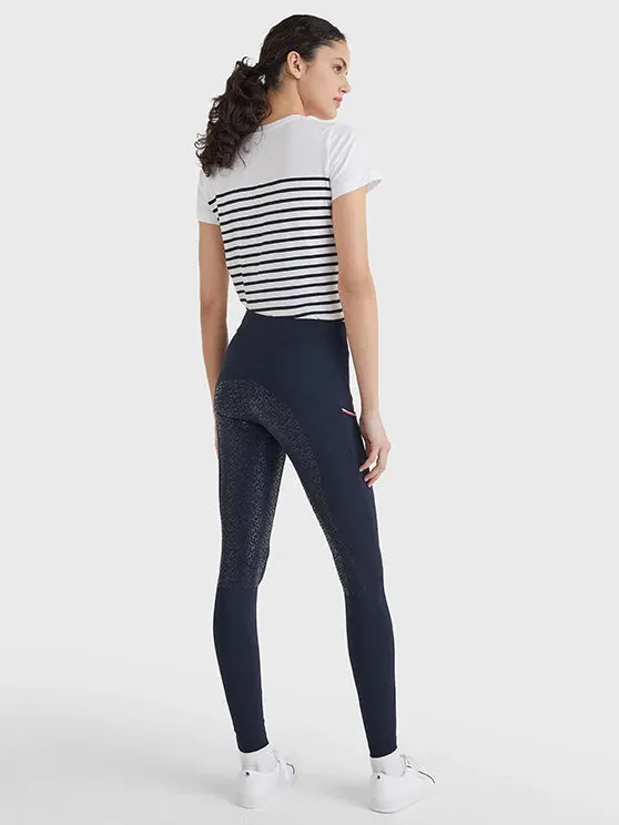 Tommy Hilfiger Full seat style riding leggings navy- xlarge left