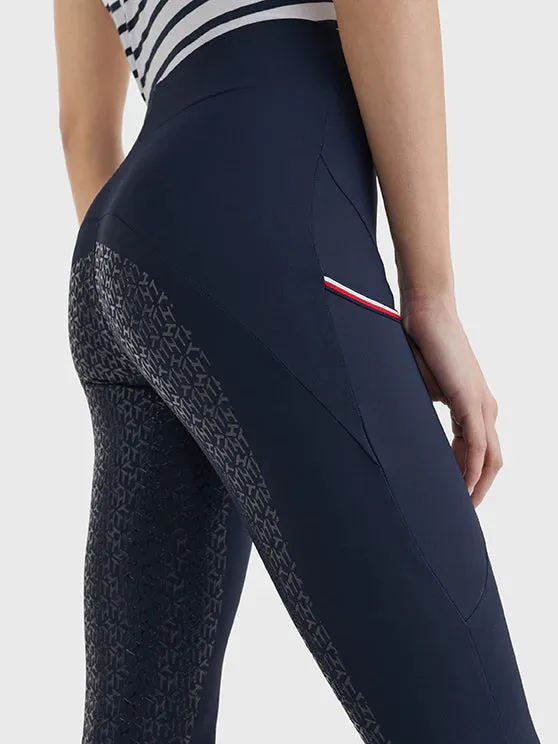 Tommy Hilfiger Full seat style riding leggings navy- xlarge left