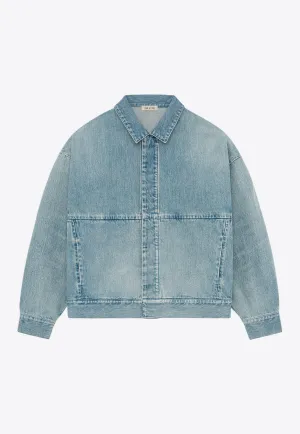 Trucker Button-Up Denim Jacket