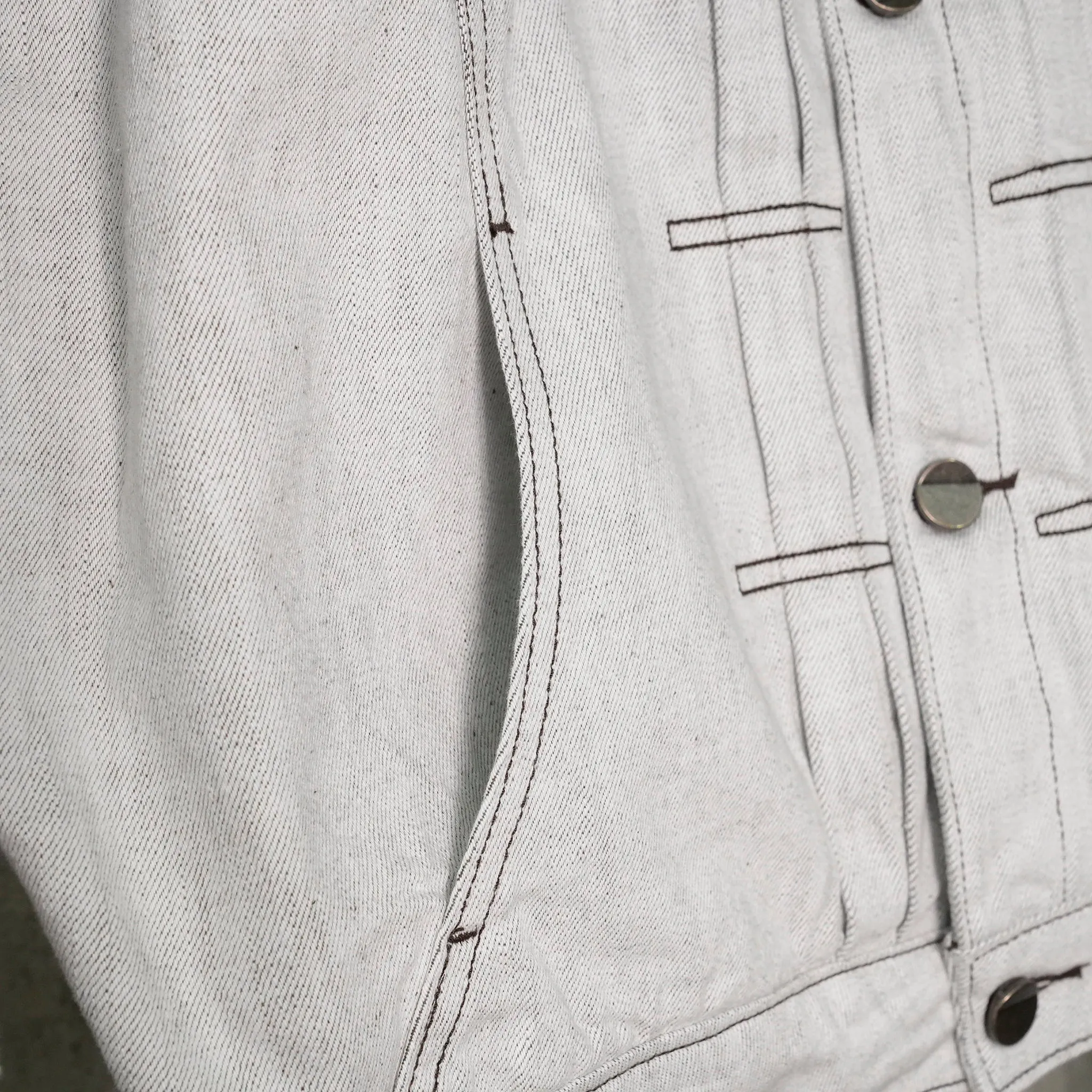 TRUCKER JACKET 1601 / WHITE