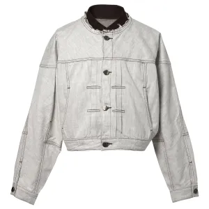 TRUCKER JACKET 1601 / WHITE