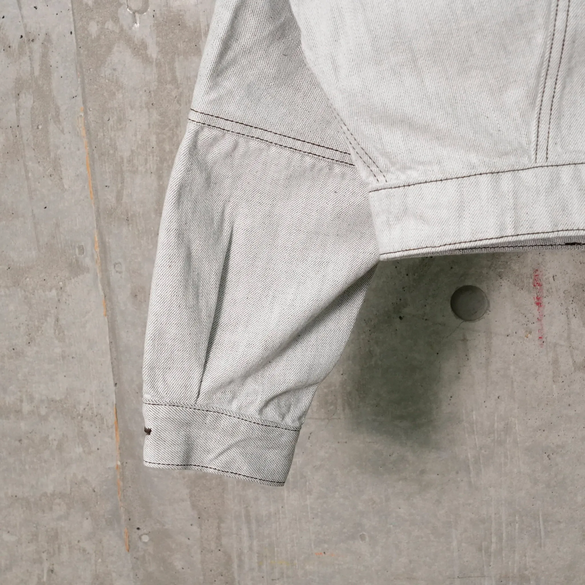 TRUCKER JACKET 1601 / WHITE