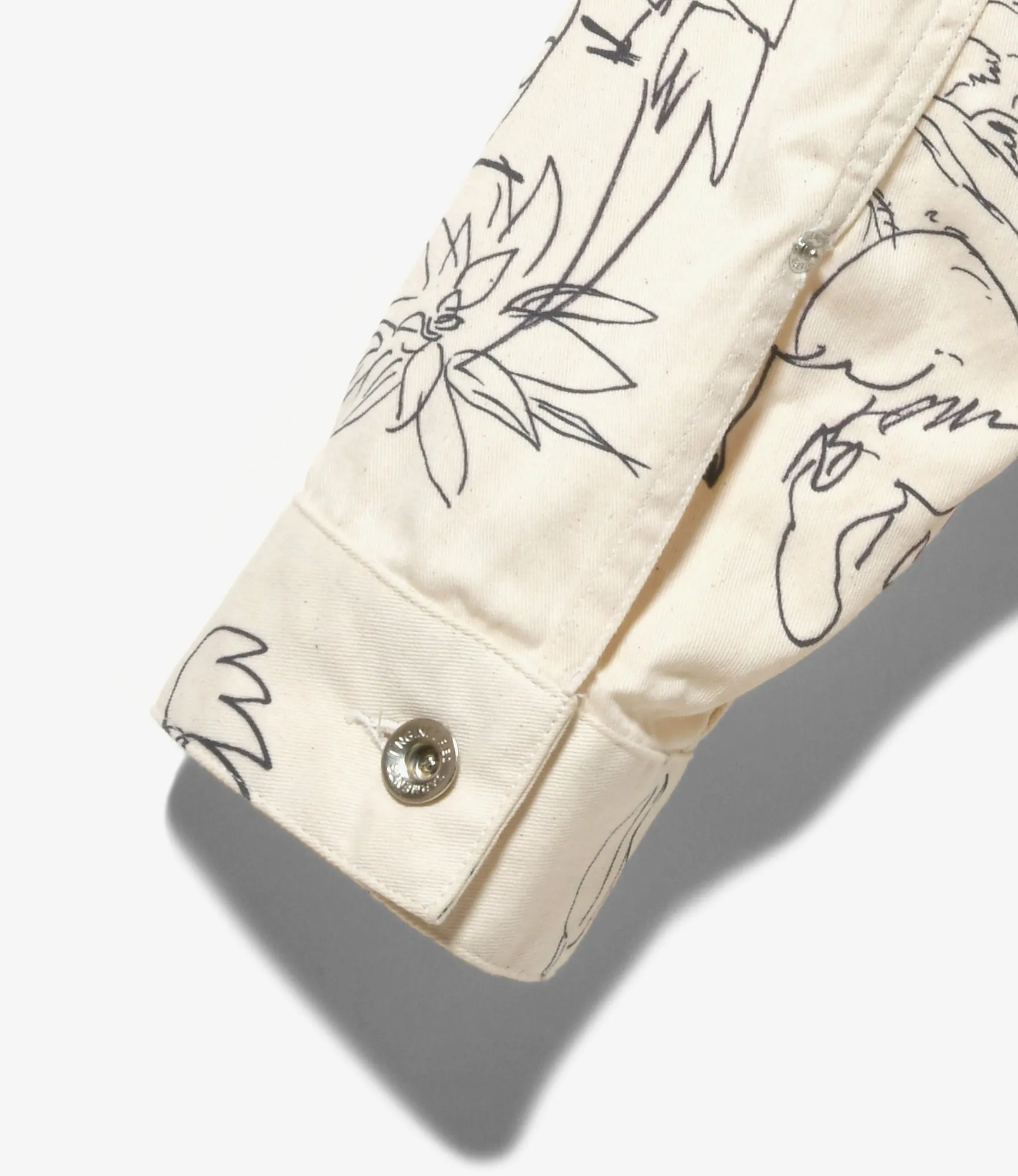 Trucker Jacket - Animal Print Flat Twill