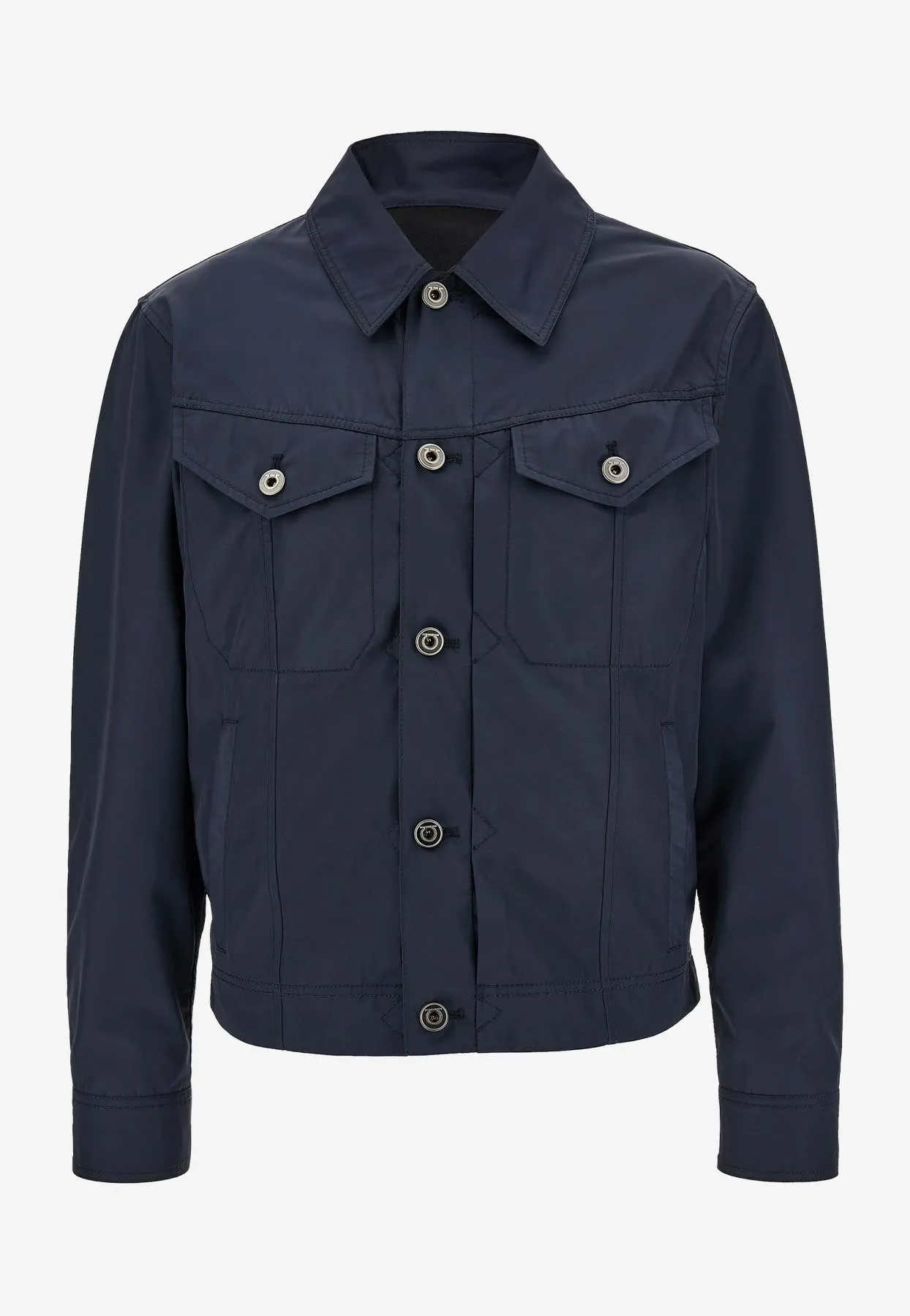 Trucker Jacket in Tech Fabric