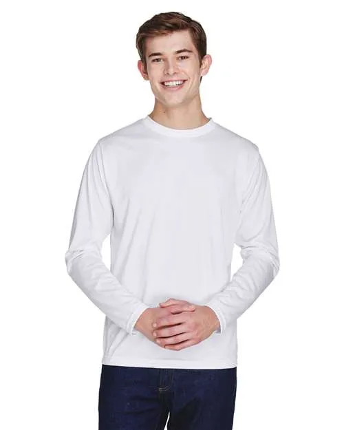 TT11L Men's Zone Performance Long Sleeve T-Shirt - White