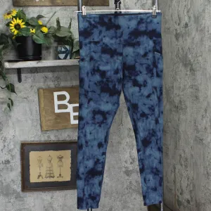 Tuff Athletics Womens High Waist Stretch Leggings 1678fab544537b Blue Multi L
