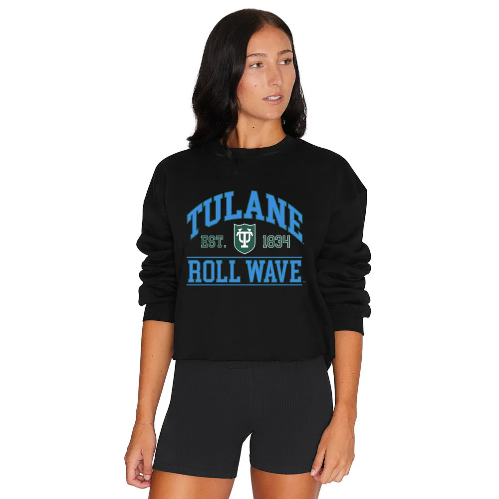 Tulane Black Crewneck