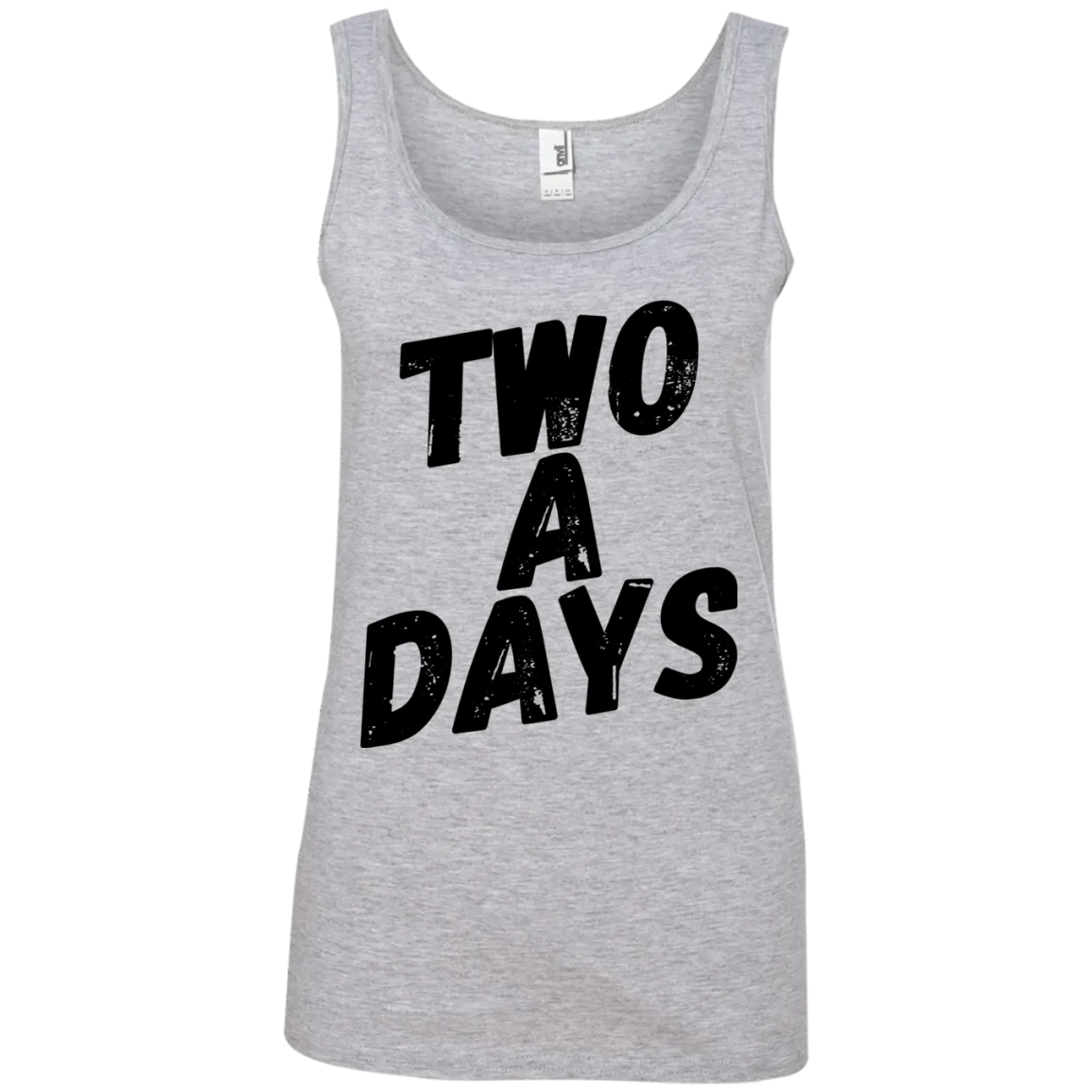 Two a Days for the ladies.  But can you wear this shirt?